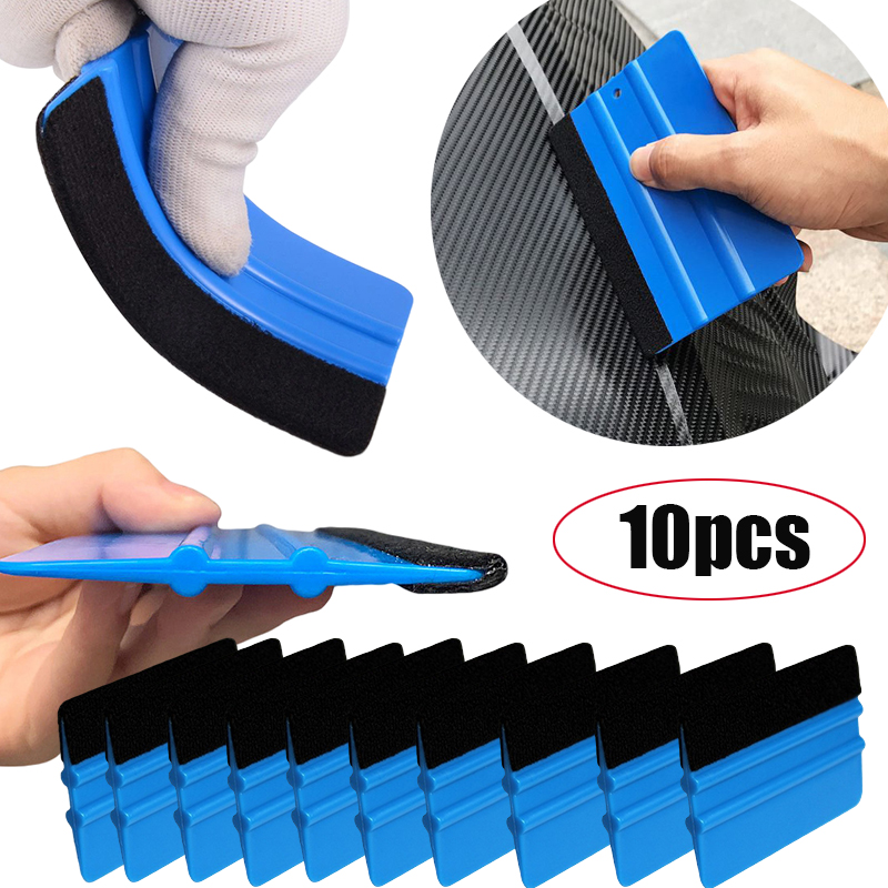 Heavy Equipment Scraper - Professional Heavy Duty Suede Felt Vinyl