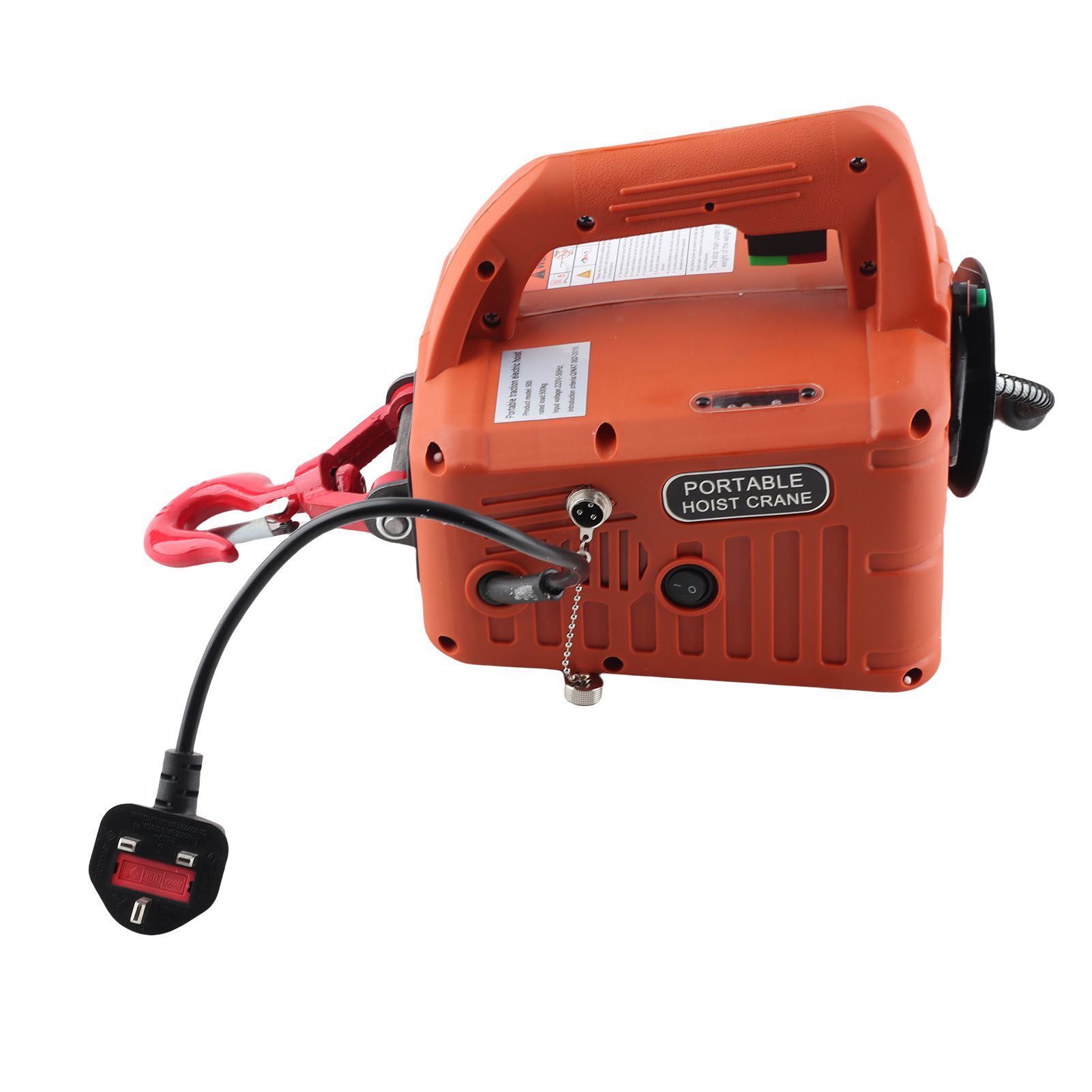 Heavy Equipment Crane - Electric Hoist Portable Power Electric Winch