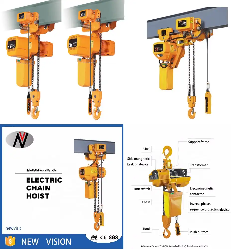 Electric Chain Hoist - Vision 1t 1 Ton 2 Ton