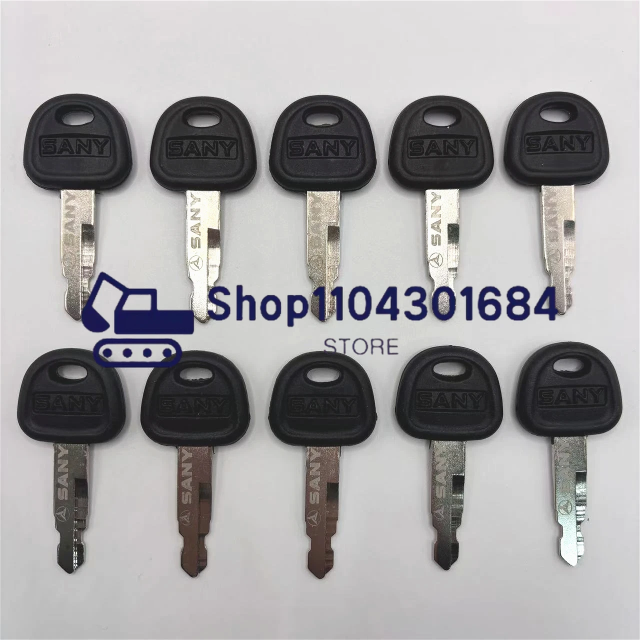 Heavy Equipment Operator - 2/5/10 Pcs Ignition Key For Sany