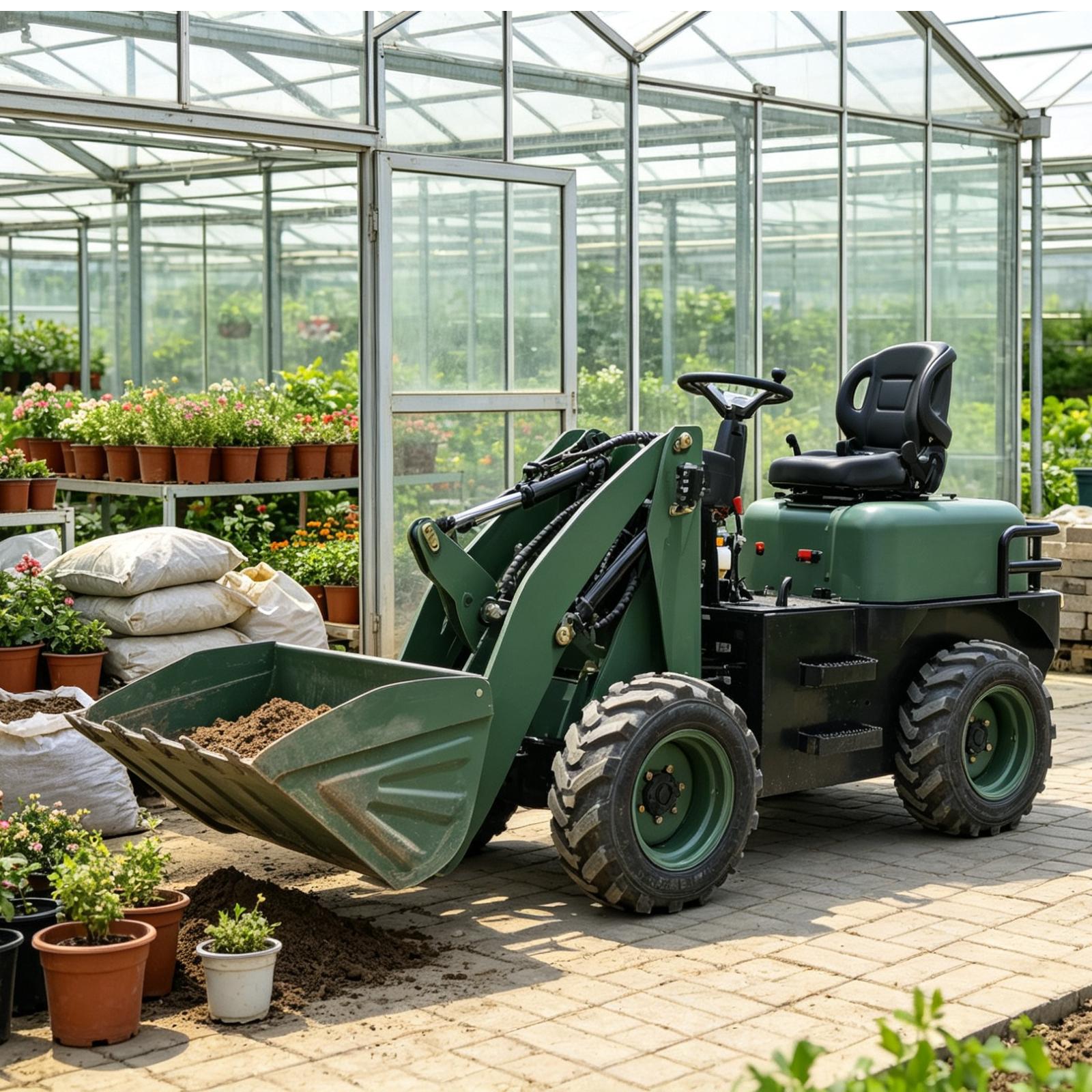 Garden Land Work Wheel Tractor - огляд і ціна Mini Bulldozer Attachments