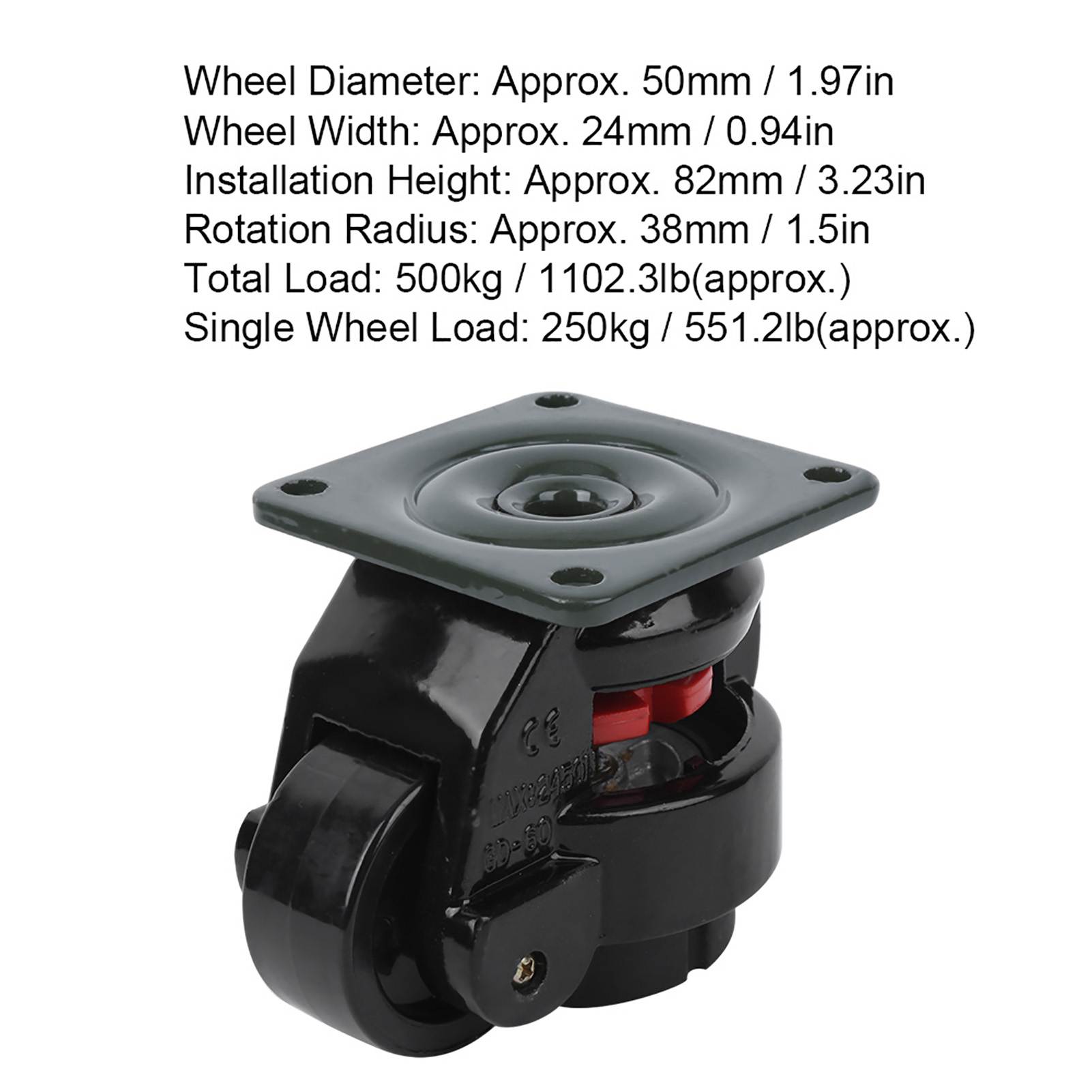 4pcs Level Adjustment Caster G - огляд і ціна Heavy Equipment Operator