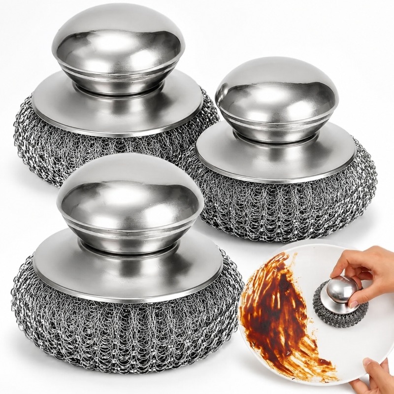 Stainless Steel Pot Brush With - огляд і ціна Heavy Equipment Scraper