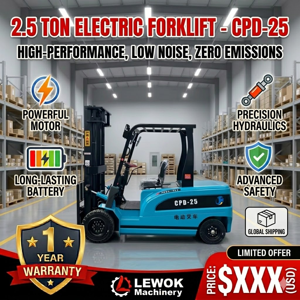 Electric Forklift Pallet Stack - огляд і ціна Heavy Equipment Forklift