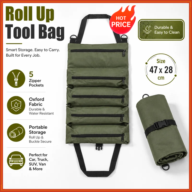 Heavy Duty Roll Up Tool Bag, O - огляд і ціна Heavy Equipment Operator
