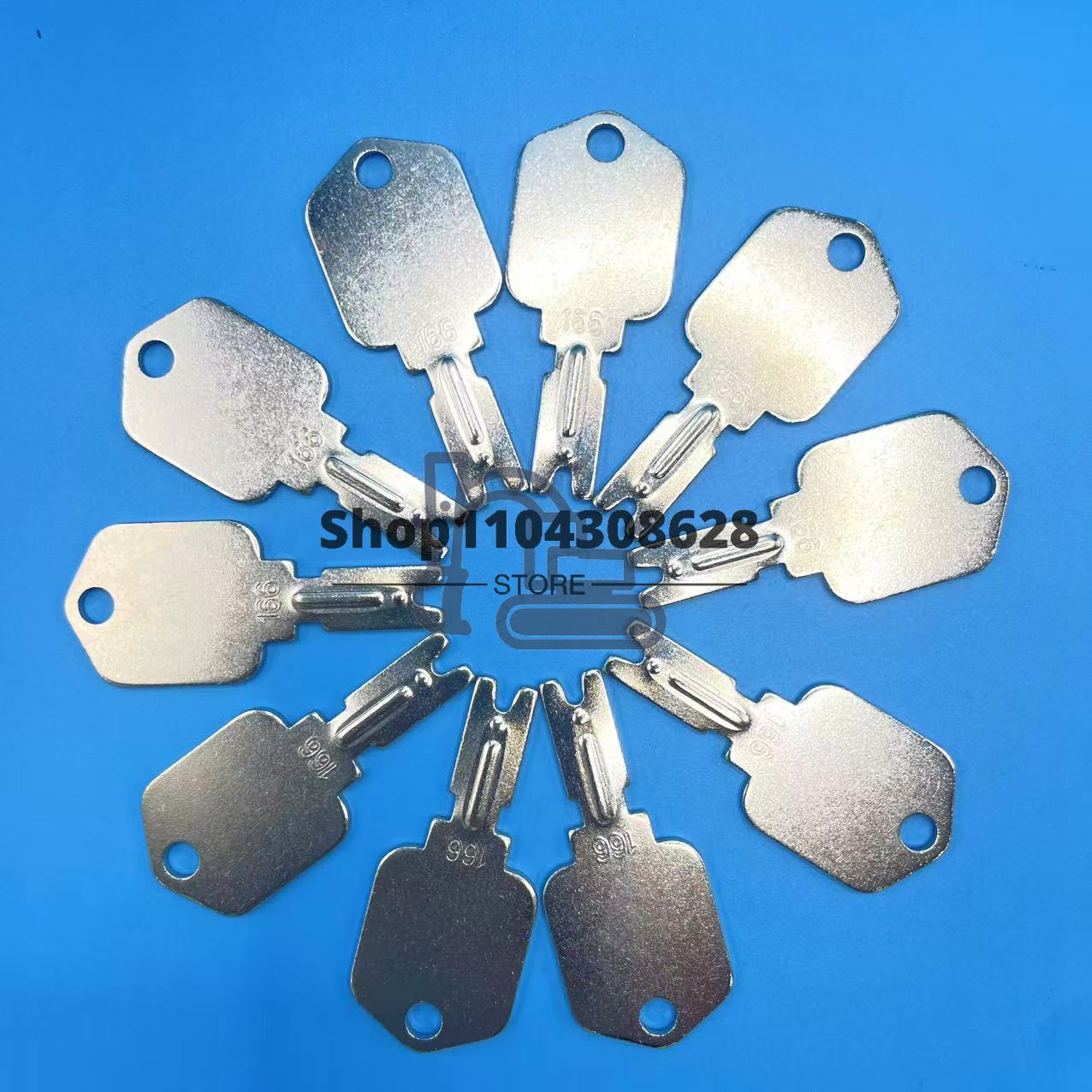 10PCS 166 Ignition Keys Forkli - огляд і ціна Heavy Equipment Forklift