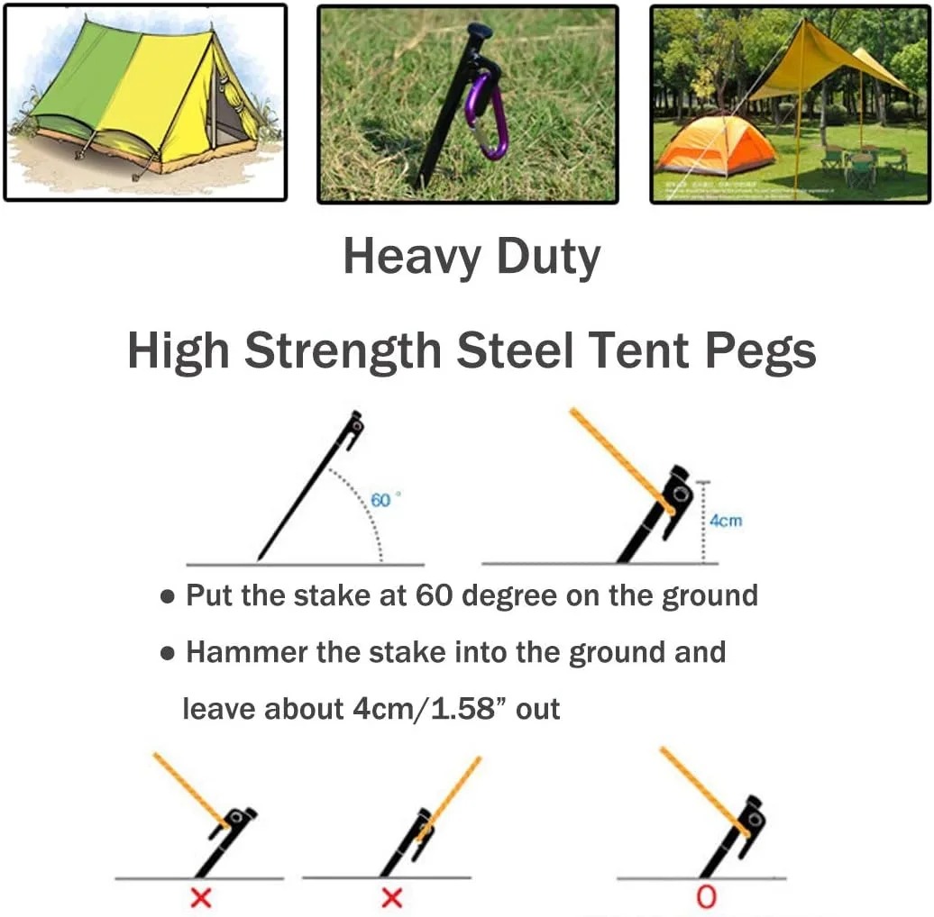 15/20/30cm Duty Heavy Tent Peg - огляд і ціна Heavy Equipment Supplies