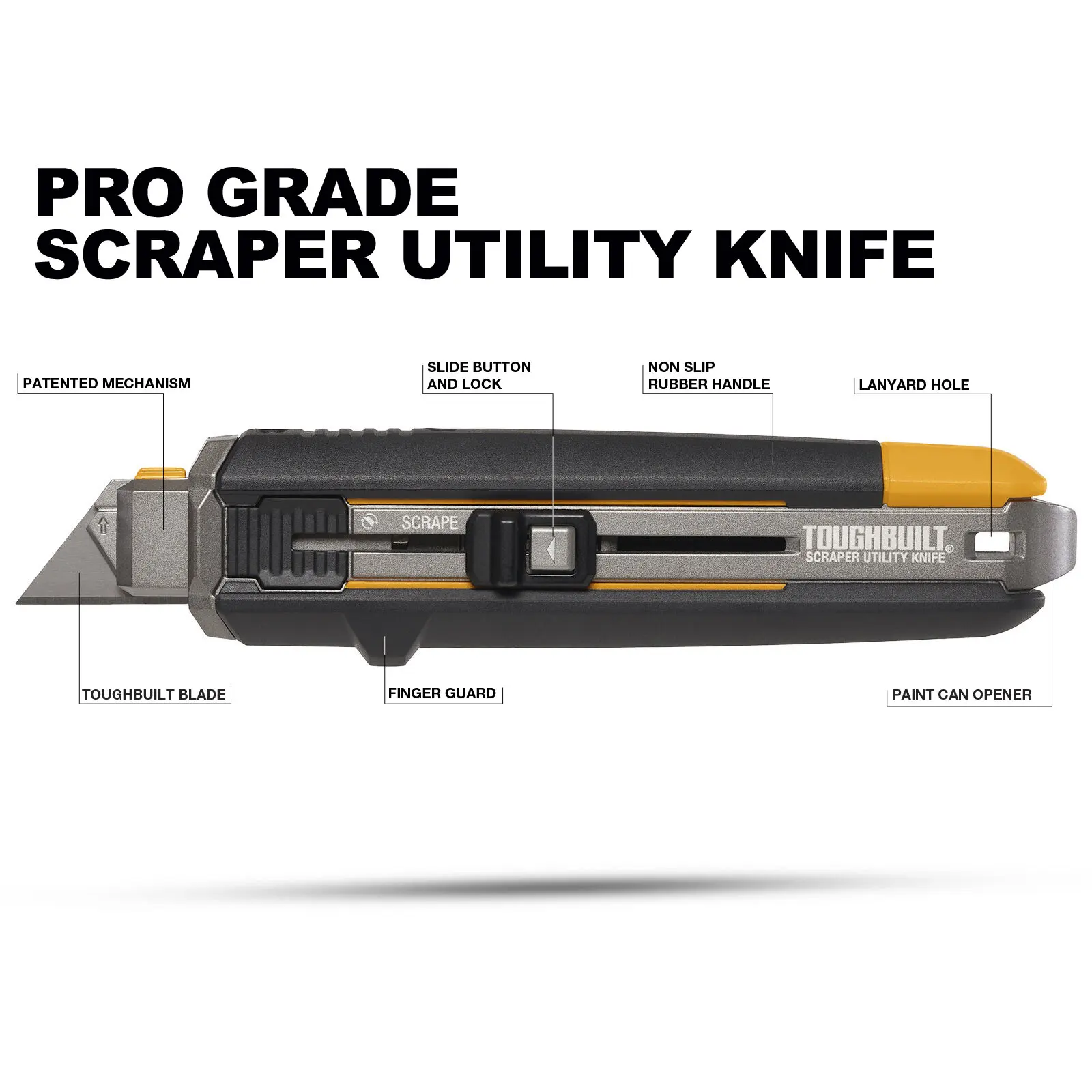 TOUGHBUIL heavy-duty tool cutt - огляд і ціна Heavy Equipment Scraper