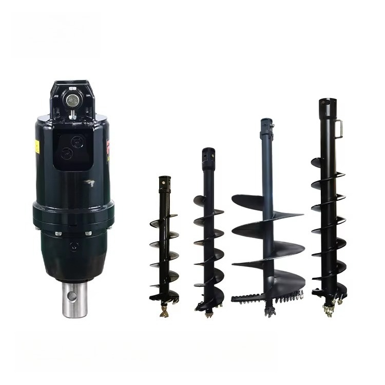 Hydraulic Auger Drive for Bull - огляд і ціна Mini Bulldozer Attachments