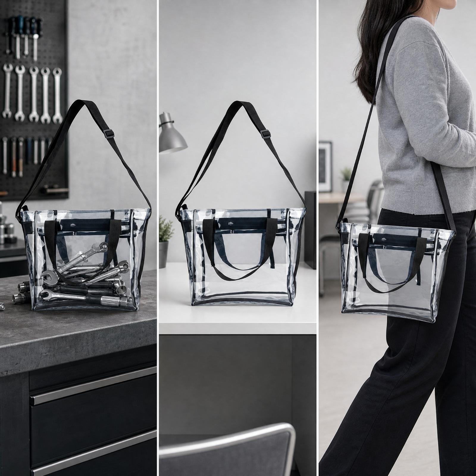 Clear PVC Mesh Carrier Tote Wa - огляд і ціна Heavy Equipment Work