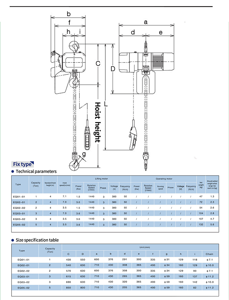 1T Electric Winch Hoist Cheap  - огляд і ціна Electric Chain Hoist
